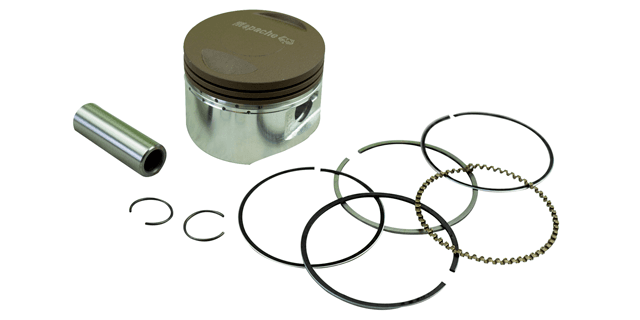 KIT PISTON AK125 FLEX 0.50