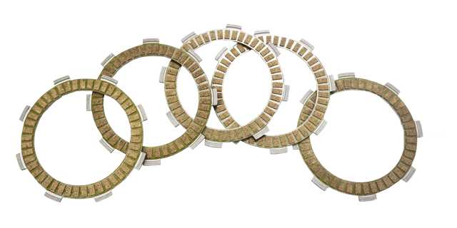 JGO DISCOS DE CLUTCH BOXER CT LARGE / PLATINO100 / BM100 / DISCOVER 100 /125+ / ST (PAPEL) (5 PIECES)