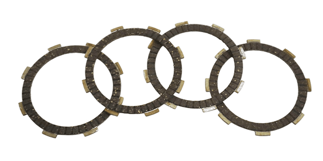 JGO DISCOS DE CLUTCH AK 125W FLEX (4 PIEZAS)