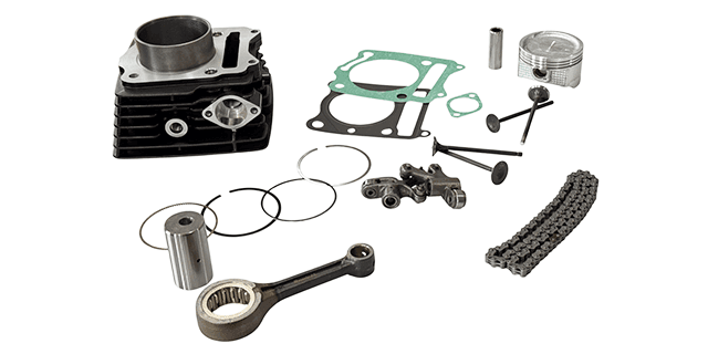 KIT COMPLETO DE REPARACION APACHE RTR 200 (4 VÁLVULAS)