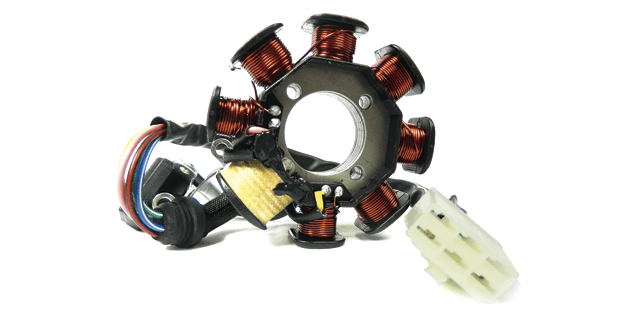 PLATO DE BOBINAS AK125R 2008/AKT125 TT