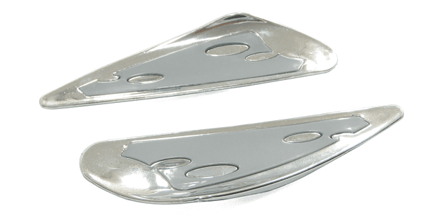 LUJO CROMADO LIMPIABRISAS BAJAJ 3W UNIVERSAL CROMO COLOR