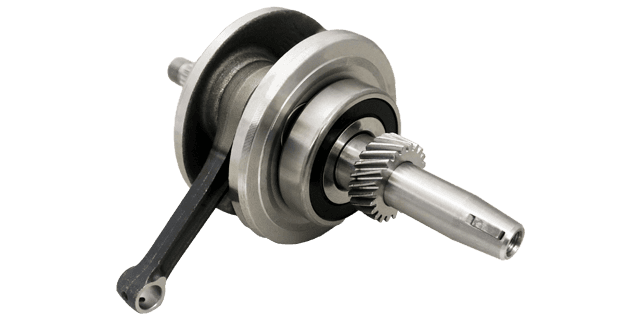 CIGUEÑAL COMPLETO AKT 125 S - SL - SL C - NKD (mod 04 - 11) / AK 125 - 150 EVO (mod 02-12) /  K 125 - 150 TT (BULON 15 mm)